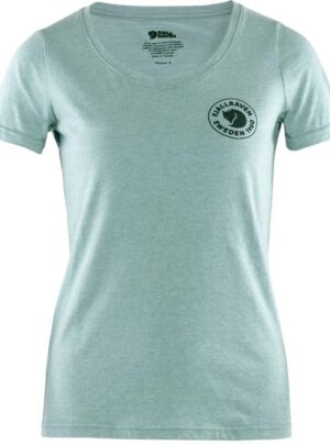 Fjällräven 1960 Logo T-Shirt Womens, Clay Blue / Melange