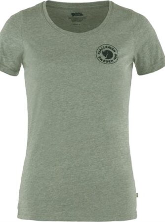 Fjällräven 1960 Logo T-Shirt Womens, Patina Green / Melange