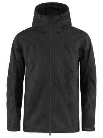 Fjällräven Abisko Lite Trekking Jacket Mens, Dark Grey / Black