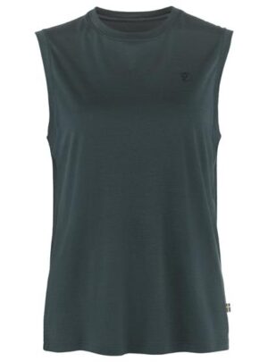 Fjällräven Abisko Wool Tank Top Womens, Dark Navy