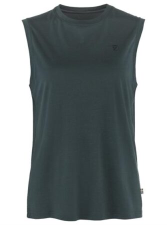 Fjällräven Abisko Wool Tank Top Womens, Dark Navy