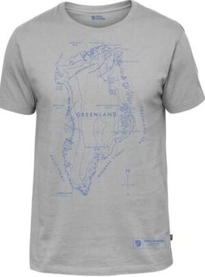 Fjällräven Greenland Printed T-Shirt Mens, Grey