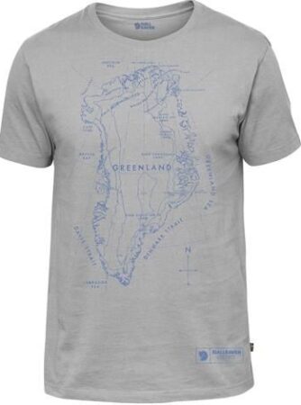 Fjällräven Greenland Printed T-Shirt Mens, Grey