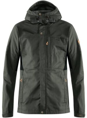 Fjällräven Kaipak Jacket Mens, Dark Grey / Black