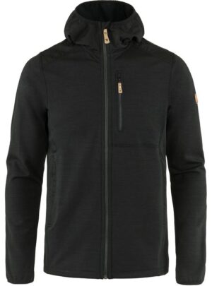 Fjällraven Keb Fleece Hoodie Herre Black XXL