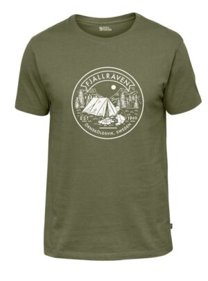 Fjällraven Lägerplats Herre T-shirt Grøn S