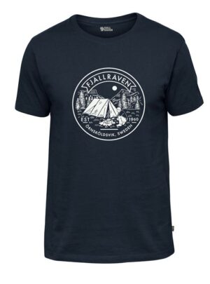 Fjällraven Lägerplats Herre T-shirt Navy M