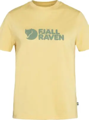 Fjällräven Tee Logo Dame T-Shirt Mais Yellow S