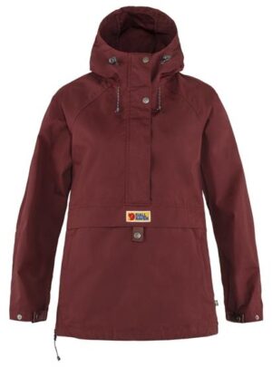 Fjällräven Vardag Anorak Womens, Bordeaux Red