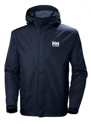 Helly Hansen Seven J, regnjakke, herre, mørkeblå