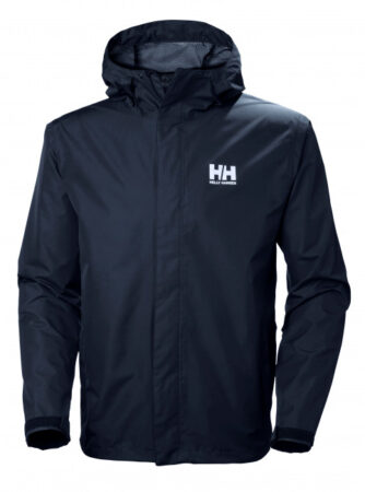 Helly Hansen Seven J, regnjakke, herre, mørkeblå