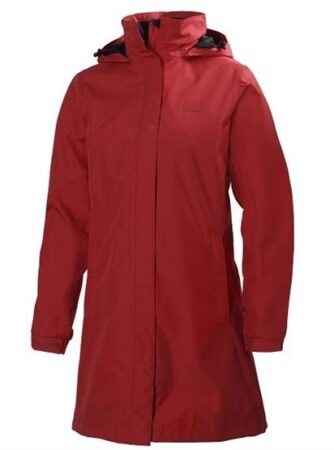 Helly Hansen Womens Long Aden Jacket, Coral