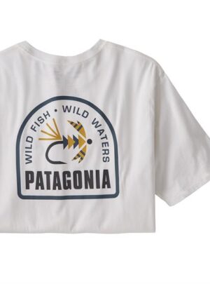 Patagonia M Soft Hackle Organic T-Shirt, White