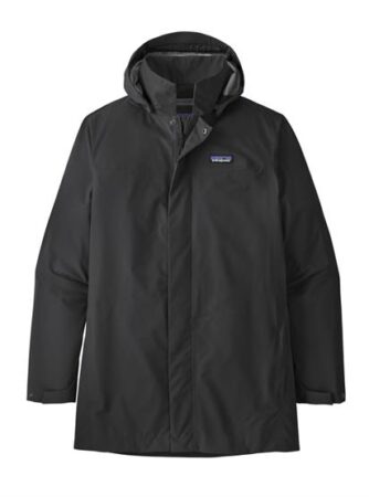 Patagonia Mens City Storm Rain Parka, Black