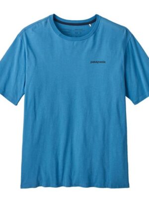 Patagonia Mens P-6 Mission Organic T-Shirt, Anacapa Blue