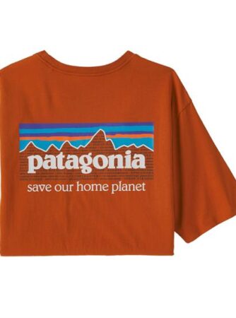 Patagonia Mens P-6 Mission Organic T-Shirt, Sandhill Rust