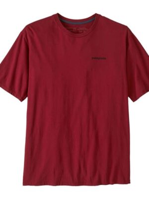 Patagonia Mens P-6 Mission Organic T-Shirt, Wax Red