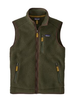 Patagonia Mens Retro Pile Vest, Basin Green