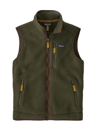 Patagonia Mens Retro Pile Vest, Basin Green