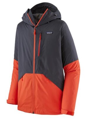 Patagonia Mens Snowshot Jacket, Smolder Blue / Metric Orange