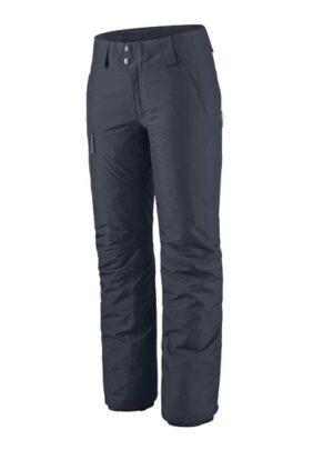 Patagonia Womens Insulated Powder Town Pants, Smolder Blue