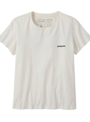 Patagonia Womens P-6 Mission Organic T-Shirt, Birch White