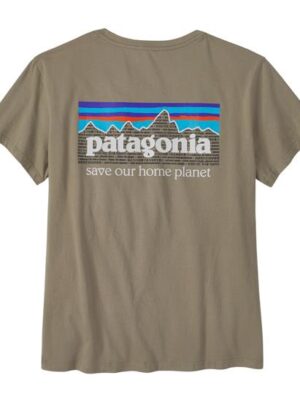 Patagonia Womens P-6 Mission Organic T-Shirt, Garden Green