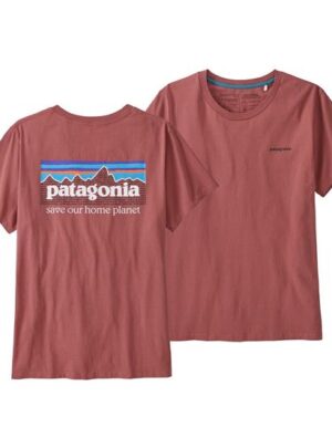 Patagonia Womens P-6 Mission Organic T-Shirt, Rosehip