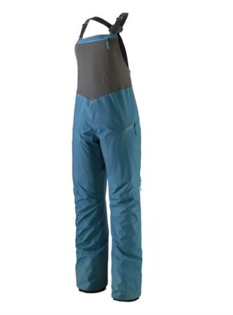 Patagonia Womens Snowdrifter Bibs, Wavy Blue