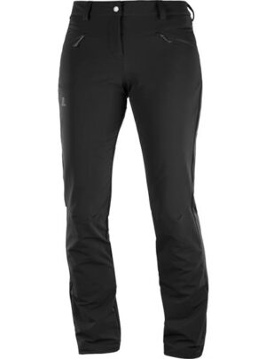 Salomon Wayfarer Straight Warm Pant Womens, Black