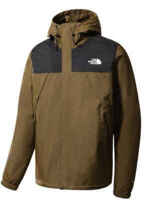 The North Face Mens Antora Jacket, Black / Military Olive