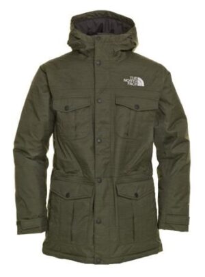 The North Face Mens Bedford Down Parka, Fig Green