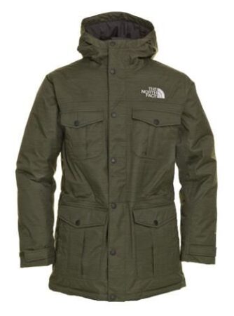 The North Face Mens Bedford Down Parka, Fig Green