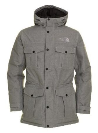 The North Face Mens Bedford Down Parka, Zinc Grey Heather