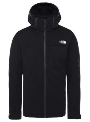 The North Face Mens Diablo Softshell Detachable Hood, Black / Black