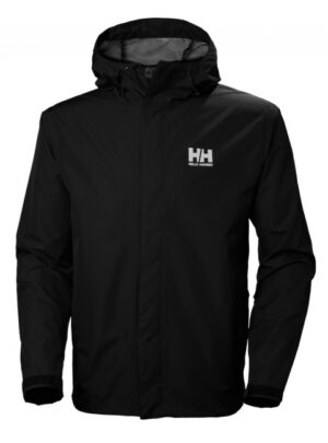 Helly Hansen Seven J, Regnjakke, herre, sort