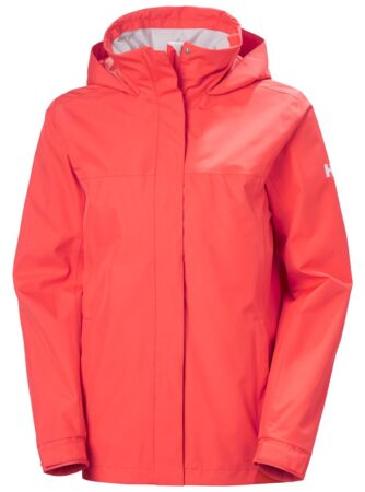 Helly Hansen Aden Regnjakke Dame, Hot Coral