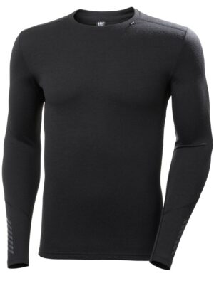 Helly Hansen Lifa Merino Midweight Skiundertrøje Herre, sort