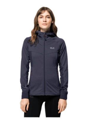 Fleecetrøje til dame - Jack Wolfskin Hydro Grid Fleece W