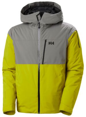 Helly Hansen Gravity Insulated, skijakke, herre, gulgrøn