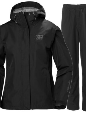 Helly Hansen Seven J regnsæt, dame, sort