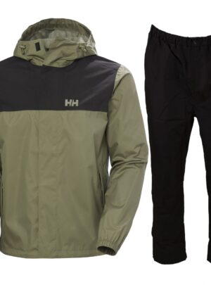 Helly Hansen Vancouver regnsæt, herre, grøn/sort