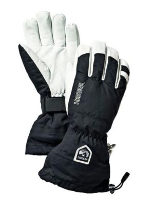 Hestra Army Leather Heli Ski - 5 Finger, Black