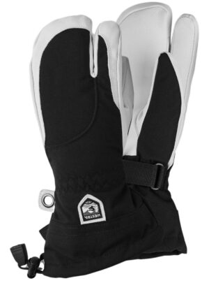 Hestra Heli Ski, 3-finger skihandsker, dame, sort