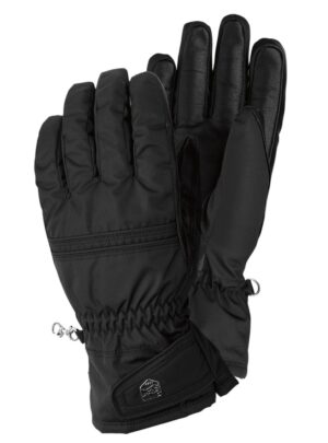 Hestra Primaloft Leather skihandske, dame, sort