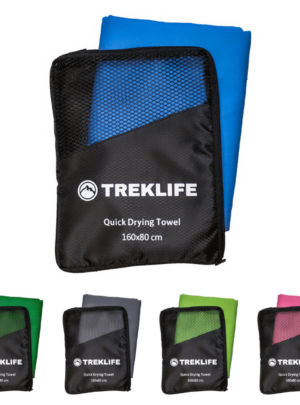 Hurtigtørrende microfiber håndklæde - 160x80 cm - Treklife