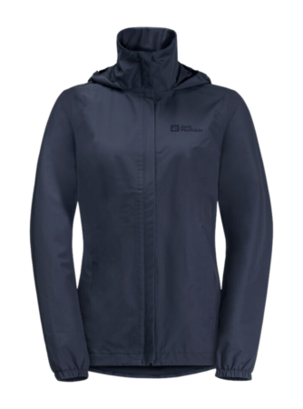 Jakke til dame - Jack Wolfskin Stormy Point 2L JKT W - Navy blå