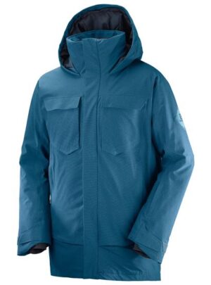 Salomon Stance Cargo Jacket Mens, Mallard Blue