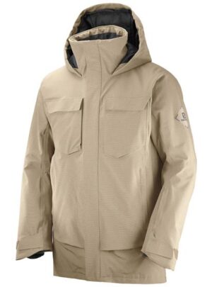 Salomon Stance Cargo Jacket Mens, Roasted Cashew