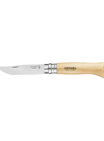 Svampekniv - Opinel No 8 - 8,5 cm - Rustfrit stål - Bøg